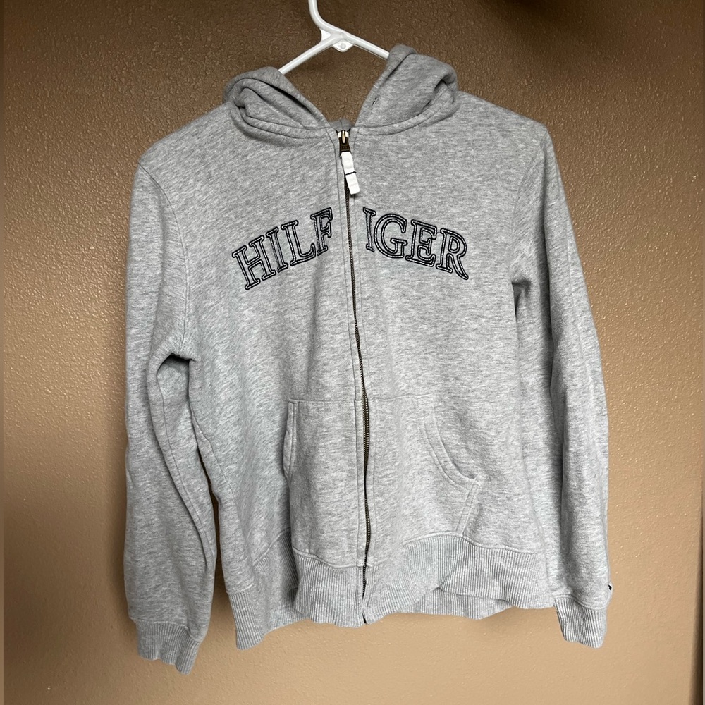 Tommy Hilfiger Gray Zip-Up Jacket